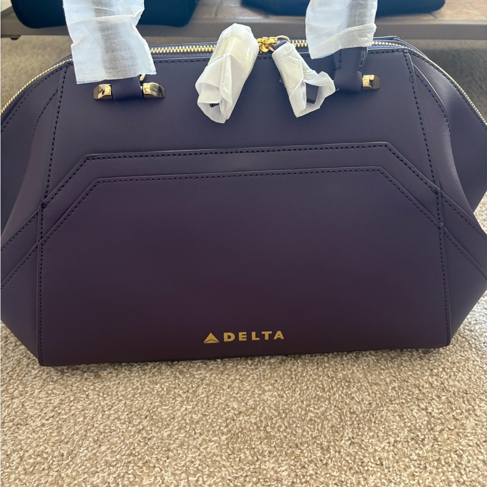 Delta Purple Zak Posen Travel Bag